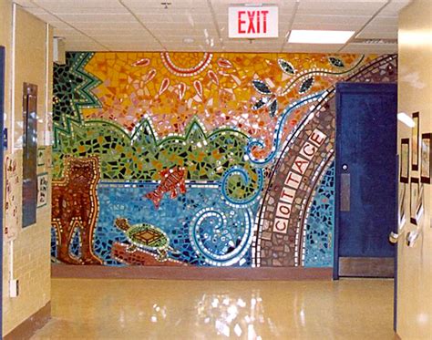 Beautiful School Mosaics And Community Mosaics Created With Boston