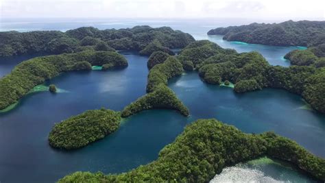 Landscape Of Koror Island In Palau Palau Is An Archipelago Of Over 500