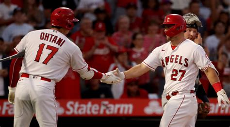 Angels Stars Mike Trout Shohei Ohtani Hit Back To Back Home Runs