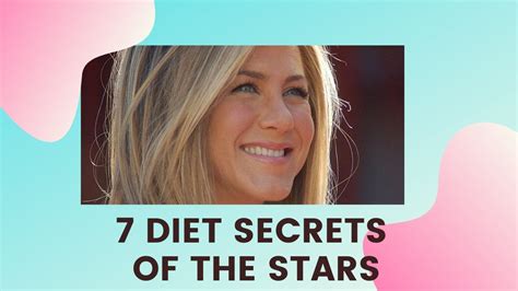 7 Diet Secrets Of The Stars Youtube