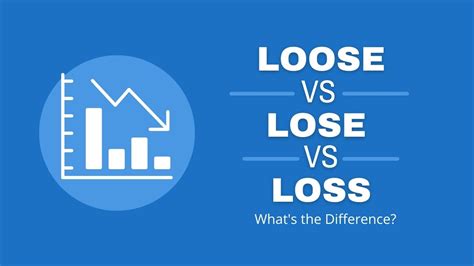 Loose Vs Lose Vs Loss Whats The Difference Capitalize My Title
