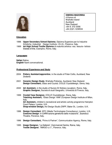 Cv Template Nz For Students Planner Template Free