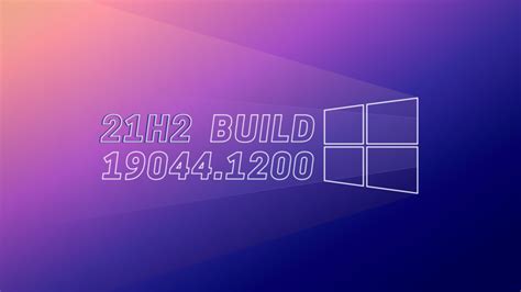 Windows 10 21h2 Build 190441200 Released In The Release Preview