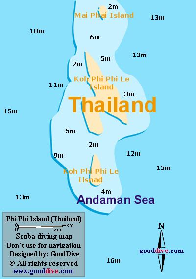 Phi Phi Island Map