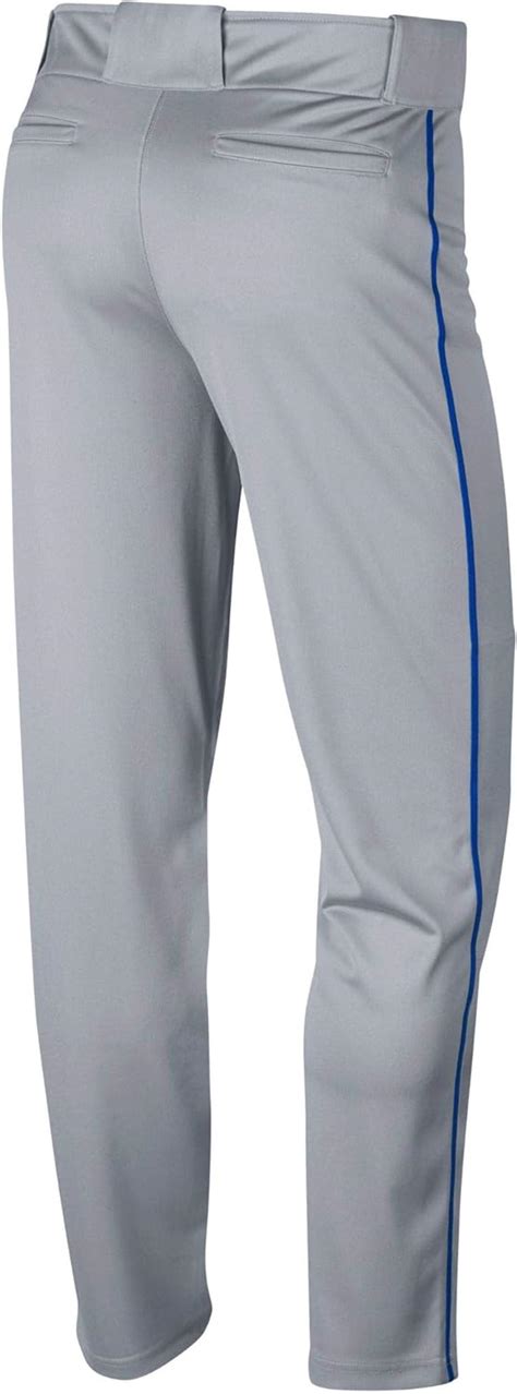 Greyroyal Large Nike Mens Swoosh Piped Dri Fit Baseball Pants Sports
