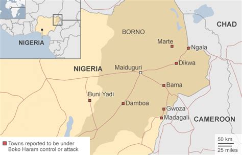 Boko Haram Crisis Bodies Litter Nigerias Bama Town Bbc News