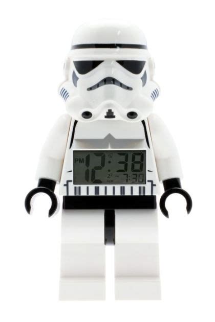 Lego Star Wars Storm Trooper Minifigure Alarm Clock By Clic Time