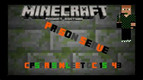 My Minecraft Pocket Edition Prison Server Youtube