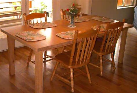 Kitchen Table Woodworking Plans - How To build DIY Woodworking