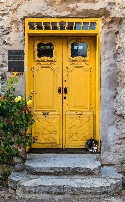 Yellow Door Yellow Front Doors Yellow Doors Home Decor Color