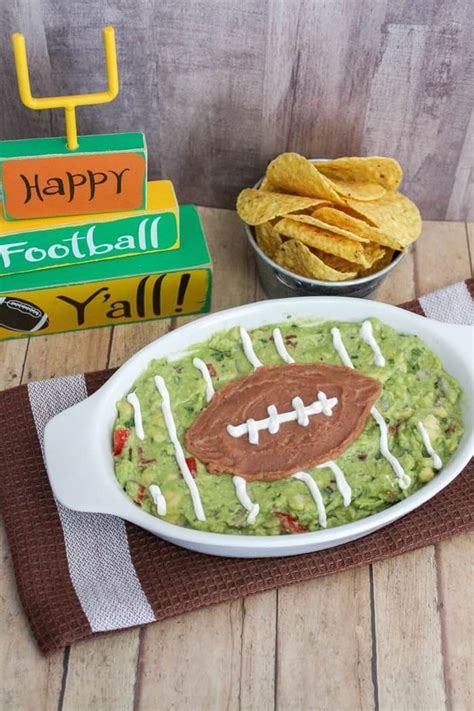 Easy Guacamole Football Recipe For Game Day