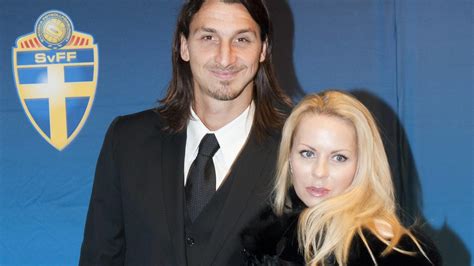 Zlatan Ibrahimovic und Partnerin Helena Seger Für ihn war es Liebe auf