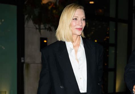 Cate Blanchett Suits Up In Deconstructed Stella Mccartney For Nyfcca