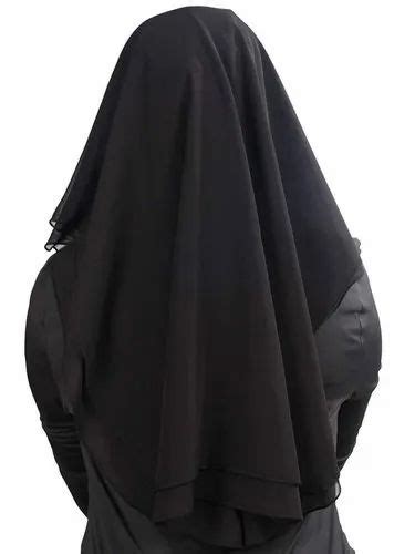 Black Women 3 Layer Muslim Naqab Size Free Size Rs 65 Piece Id