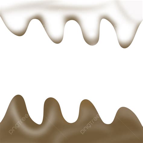Drip Melted Clipart Transparent Background Melted Liquid Chocolate