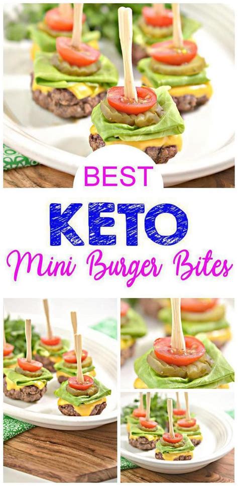 Keto Appetizer Low Carb Snacks Keto Mini Cheeseburger Recipe Easy