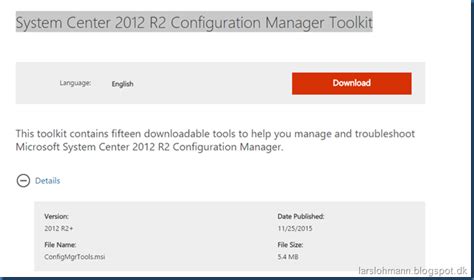 System Center 2012 R2 Configuration Manager Toolkit Mindcore Techblog