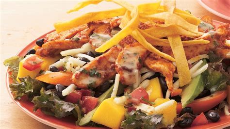 For the chicken fiesta recipe, all you need is 2 tbsp olive oil, 1 cup chicken broth, 2 chicken breast, 1 cup onion, 15 ounces tomatoes, 4 ounces green chilies, 15 ounces corn. Chicken Fiesta Salad Recipe - Pillsbury.com