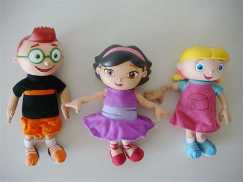 Set Of 3 Disney Little Einsteins Plush Talking Dolls Annie Leo June 8