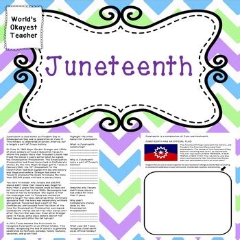 Juneteenth is a huge part of american history, but is often left out of books and lessons. Juneteenth by World's Okayest Teacher | Teachers Pay Teachers