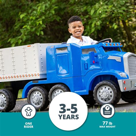 You Can Get A Battery Operated Power Wheels Semi Truck That Actually