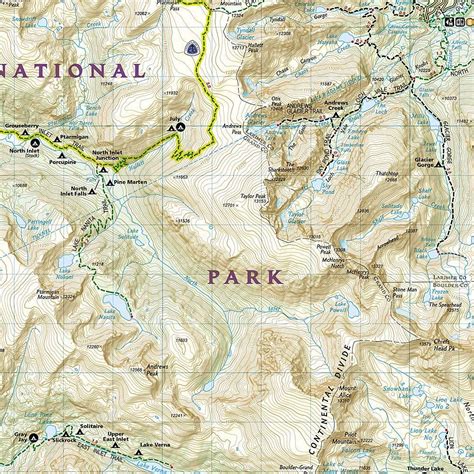 Rocky Mountain National Park Hiking Map 9781566953429 Ebay