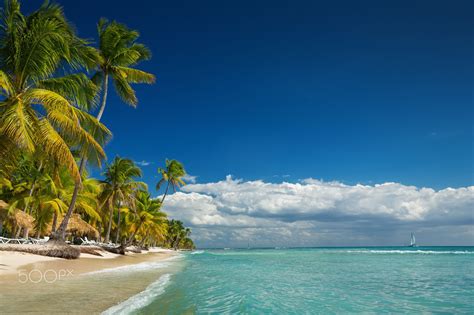 Landscape Of Paradise Tropical Island Beach Tropical Island Beach