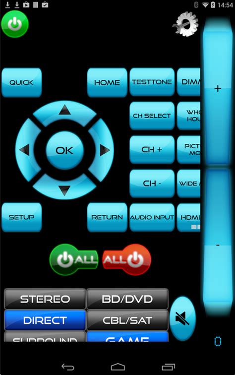 Here is the list of features : Remote for Sony TV/BD WiFi&IR - Android Apps on Google Play