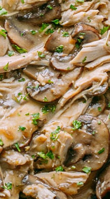 Leftover Turkey In Creamy Mushroom Sauce Favorite Recipes Chicken