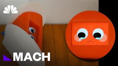This Robot Gets Goosebumps When Its Happy Mach Nbc News Youtube