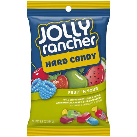 Jolly Rancher Fruit N Sour Flavors Hard Candy 65 Oz