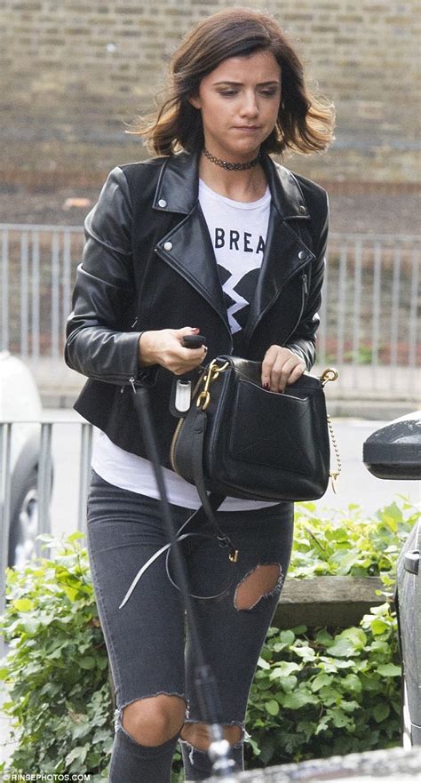 Lucy Mecklenburgh Flaunts Her Shapely Derriere In Form Fitting Denim As