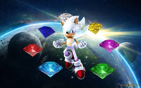 Hyper Sonic And The Super Emeralds Wallpaper Wallpapersok