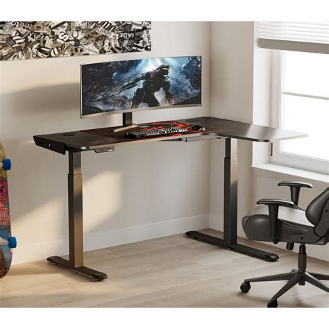 Buy Eureka Ergonomic Standing Desk L Shaped 60 Inch Gaming Desk