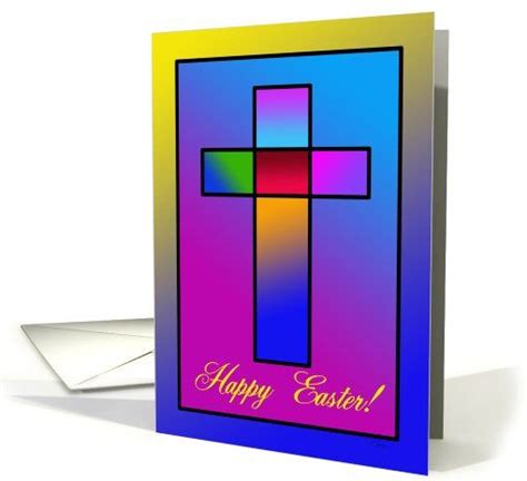 Happy Easter Cross Card Easter Cross Happy Easter Cards