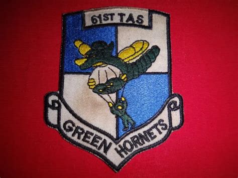 Vietnam War Patch Usaf 61st Tactical Airlift Squadron Green Hornets 11 50 Picclick