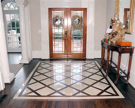 Tile floors are durable and easy to clean. Photos: Ceramic Tile Designs | Woods, Foyers and House