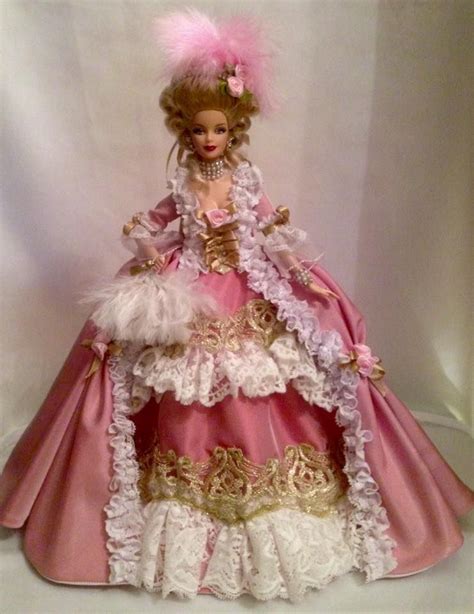 Marie Antoinette Doll Custom Ooak Doll Dress Historical Dresses