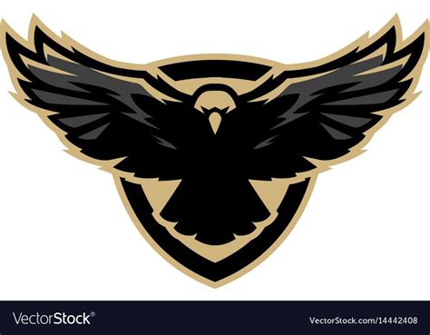 Eagle In Flight Logo Symbol Vector Illustration Download A Free