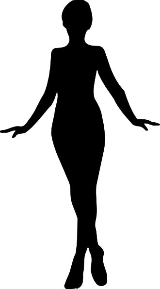 Woman Body Silhouette A Silhouette Of A Pregnant Woman With An