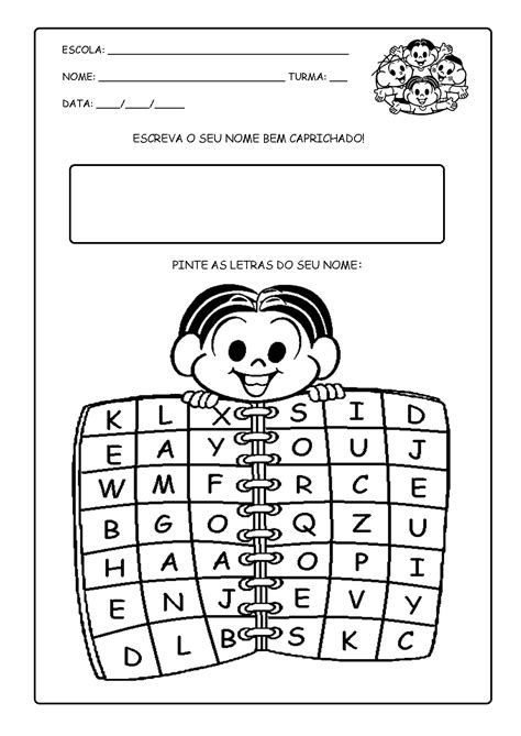 Atividade Escrita Do Nome