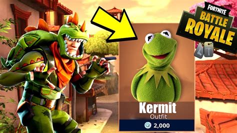 Kermit The Frog Challenge In Fortnite Fortnite Battle Royale Youtube