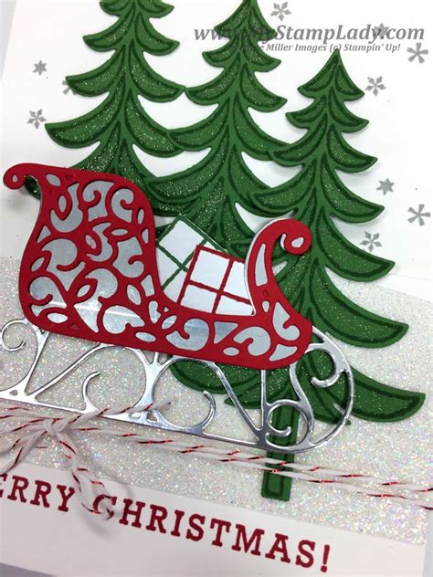 Santas Sleigh Pop Out Fold Christmas Card Christmas Cards Santa Sleigh Cards
