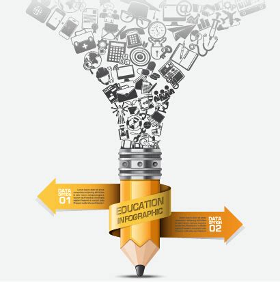 Open culture is the best education website that offers free online classes for fun. Learning with education infographic elements vector 12 ...