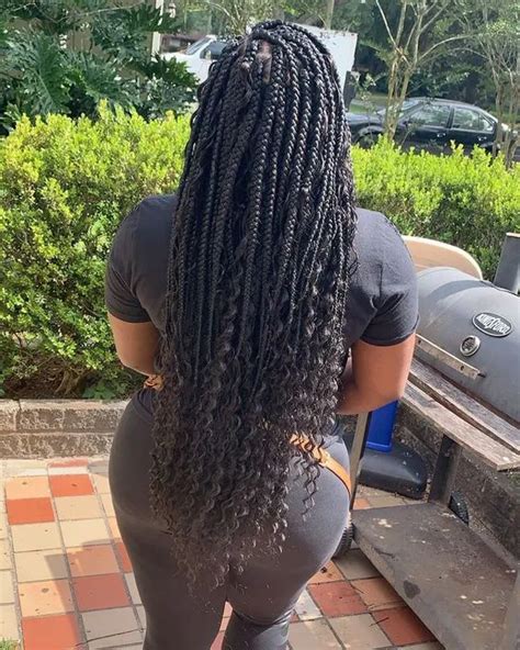 40 Bohemian Box Braids Protective Hairstyles Ideas Coils And Glory