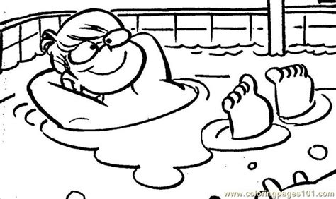 Here's a fun colouring page showing children enjoying a swimming pool session with their dad, with lots of details to enjoy! Swimming1 Coloring Page - Free Swimming Coloring Pages ...