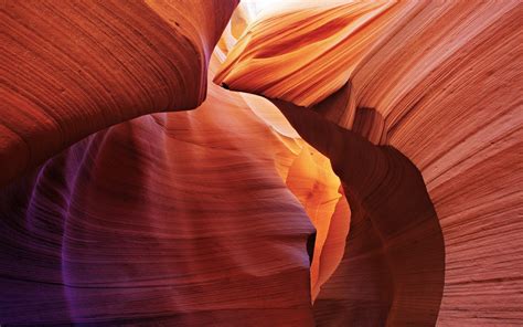 Antelope Canyon Arizona Rock Formation Sunlight Wallpapers Hd
