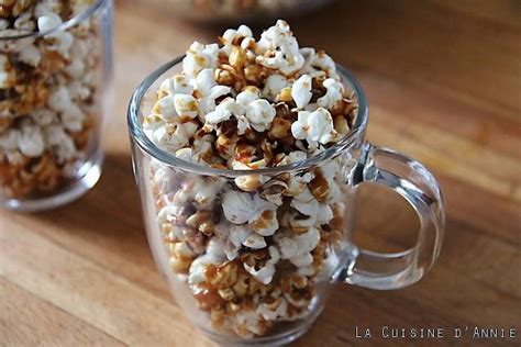 Recette Pop corn au caramel