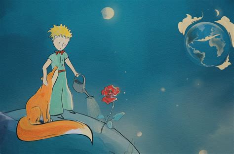 The Little Prince Illustration Konst