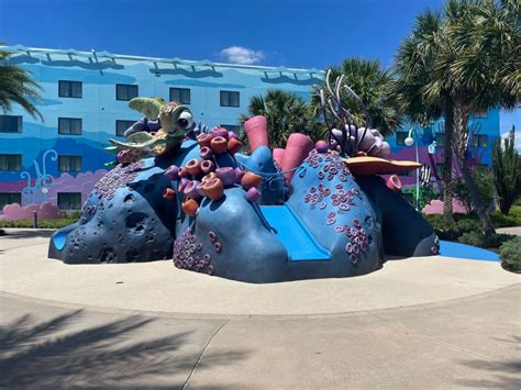 refurbishment of cars area and righteous reef playground completed at disney s art of